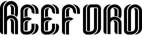 preview image of the Reeford font