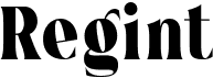 preview image of the Regint font