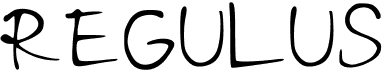 preview image of the Regulus font