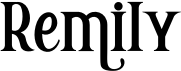 preview image of the Remily font