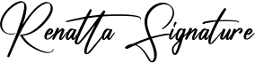 preview image of the Renatta Signature font