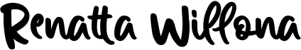 preview image of the Renatta Willona font