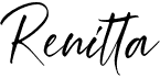 preview image of the Renitta font