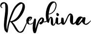 preview image of the Rephina font