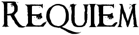 preview image of the Requiem font