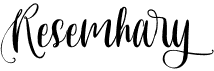 preview image of the Resemhary font