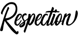 preview image of the Respection font