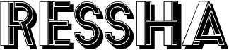 preview image of the Ressha font