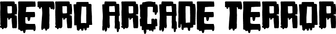 preview image of the Retro Arcade Terror font