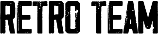 preview image of the Retro Team font