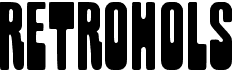 preview image of the Retrohols font