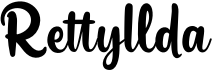 preview image of the Rettyllda font