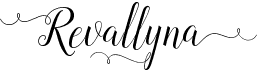 preview image of the Revallyna font