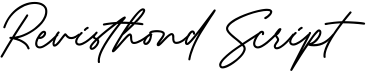 preview image of the Revisthond Script font