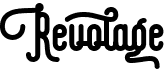preview image of the Revolage Script font