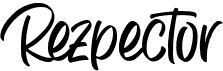 preview image of the Rezpector font