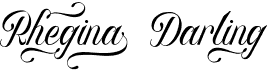preview image of the Rhegina Darling font