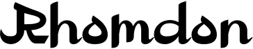 preview image of the Rhomdon font