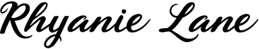 preview image of the Rhyanie Lane font