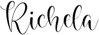 preview image of the Richela font