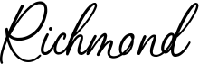 preview image of the Richmond font