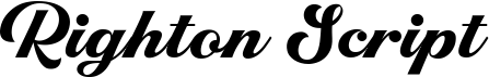 preview image of the Righton Script font