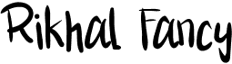 preview image of the Rikhal Fancy font