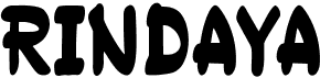 preview image of the Rindaya font