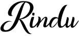 preview image of the Rindu font