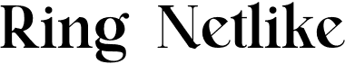 preview image of the Ring Netlike font
