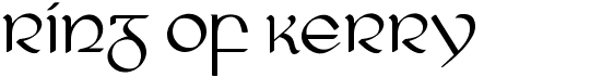 preview image of the Ring of Kerry font
