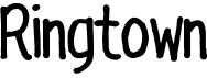 preview image of the Ringtown font