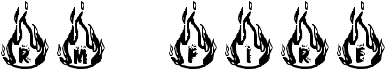 preview image of the RM Fire font
