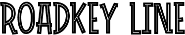 preview image of the Roadkey Line font