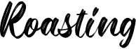 preview image of the Roasting font