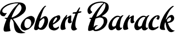 preview image of the Robert Barack font