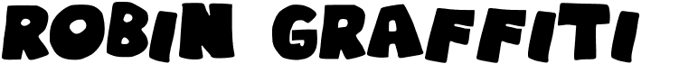 preview image of the Robin Graffiti font
