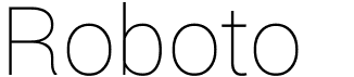 preview image of the Roboto font