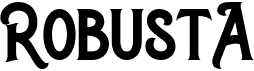 preview image of the Robusta font