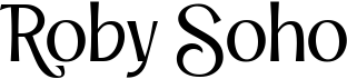 preview image of the Roby Soho font
