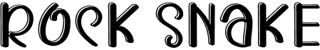 preview image of the Rock Snake font