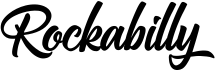 preview image of the Rockabilly font