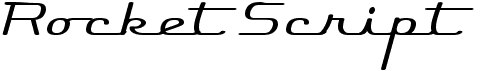 preview image of the Rocket Script font