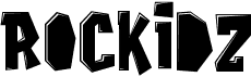 preview image of the Rockidz font