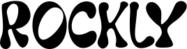 preview image of the Rockly font
