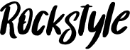 preview image of the Rockstyle font