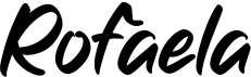 preview image of the Rofaela font
