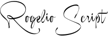 preview image of the Rogelio Script font