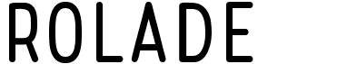preview image of the Rolade font