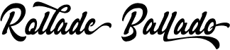 preview image of the Rollade Ballado font